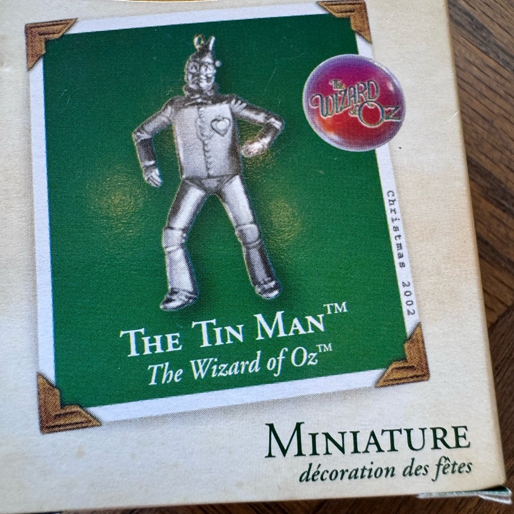 Hallmark Silver Tin Man ornament
